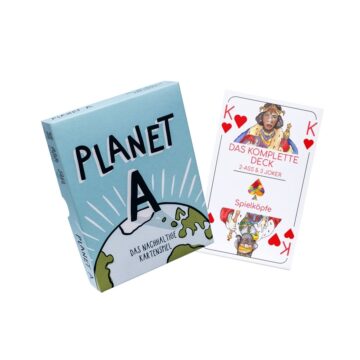 Ein Das nachhaltige Kartenspiel Planet A Gemeinsam die Welt retten 